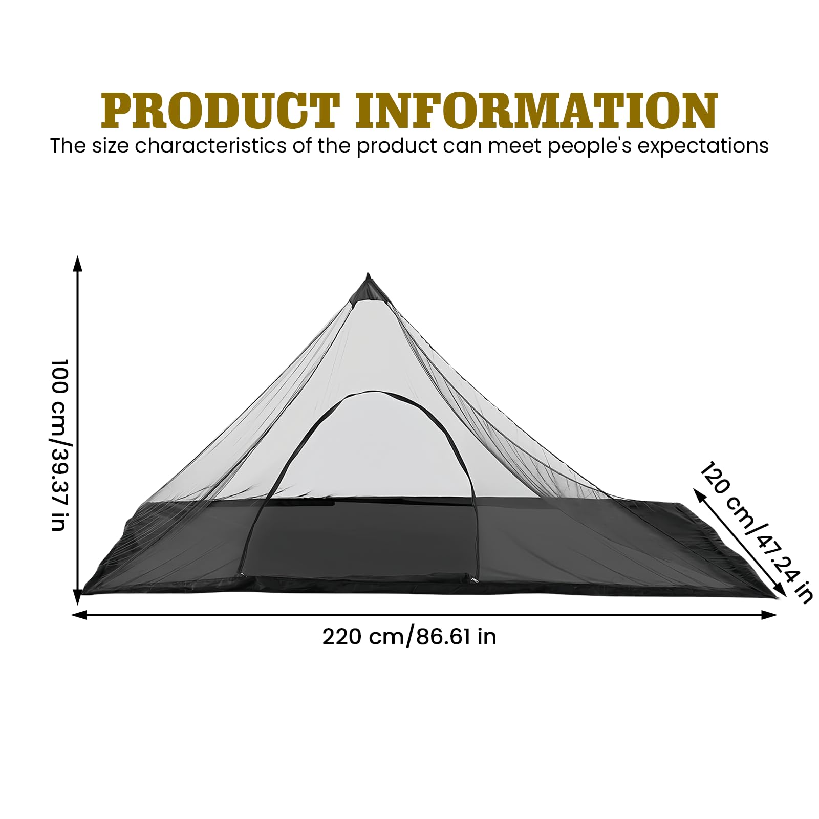 Mosquitera Plegable de Camping, Ultra Ligera y Portátil - Instalación Fácil para Cama y Viaje