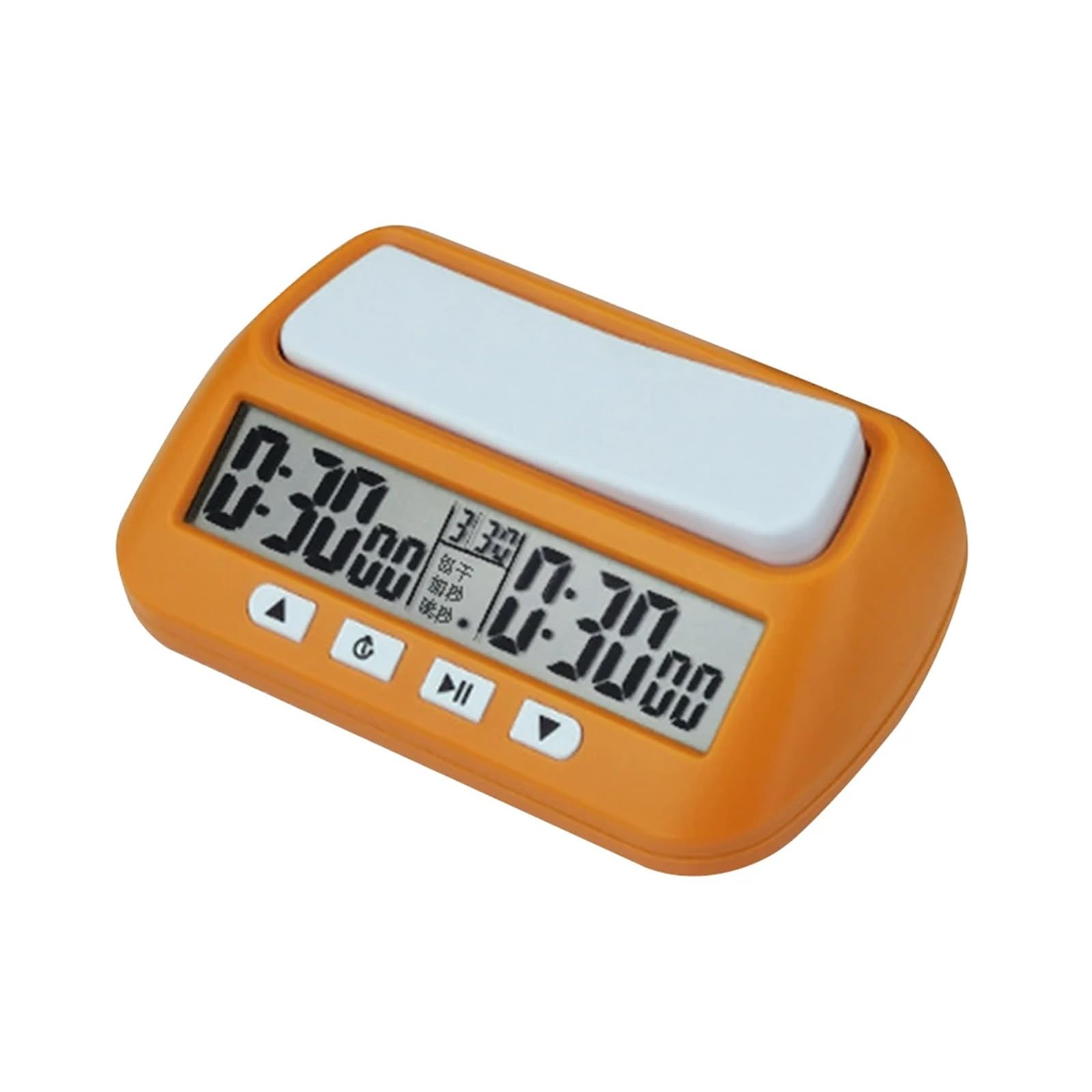 JVDDI Professional Advanced Chess Digital Timer Chess Clock Count Up Down Board Game Clock Lightweight Board Game Chess Digital Timer(Giallo)