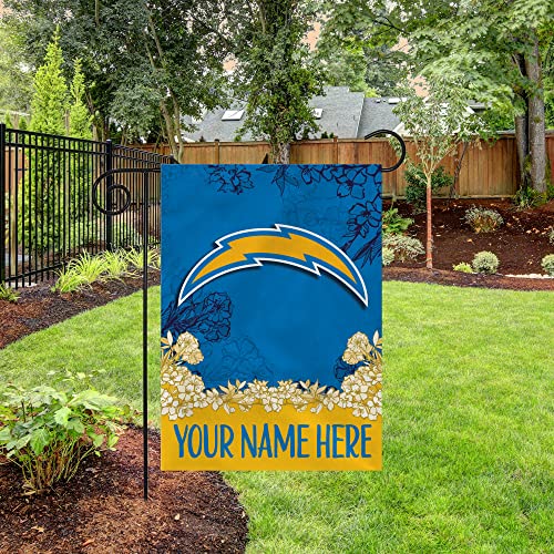 Image of Rico Industries NFL Standard /Primary Personalized 13 inch x 18 inch Double Sided Garden Flag