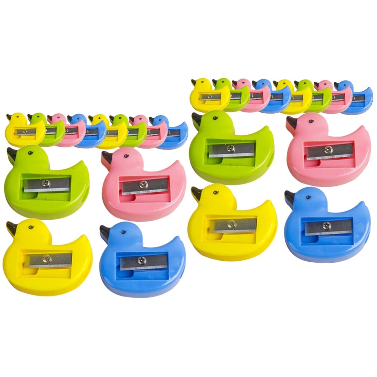 NUOBESTY 96pezzi Temperamatite Adorabili Per Design Creativo Compatti e Facili Da Usare Per Scuola e Trasporto