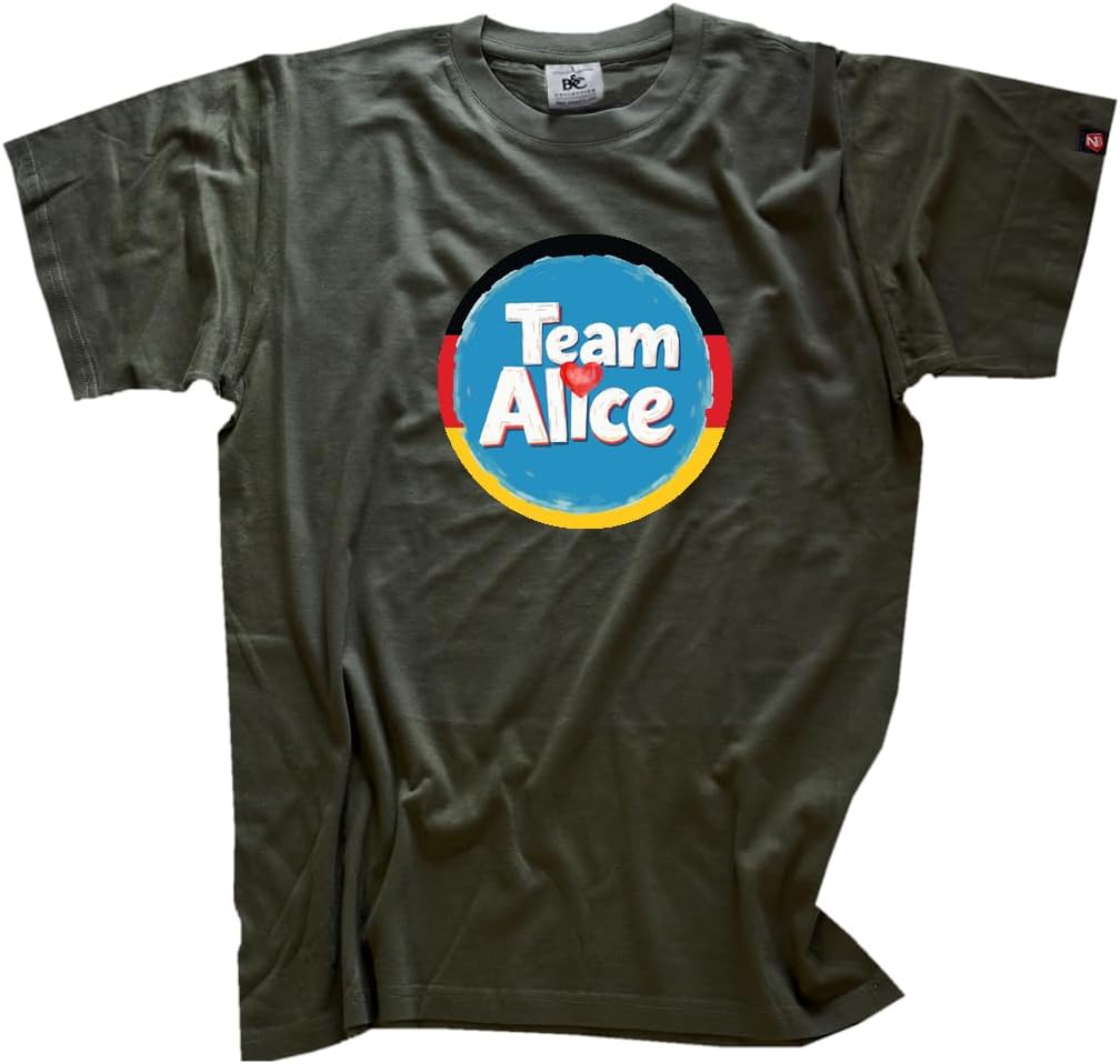 Team Alice 2025 DTF Full Colour T-Shirt Classic Crew Neck