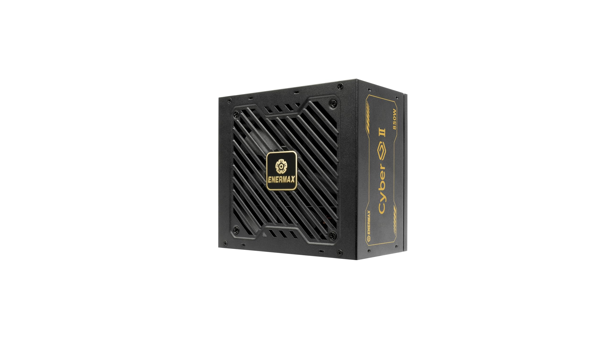Enermax CYBERG II 850 Watt | Nicht-modulares ATX 3.1-Netzteil | PCIe 5.1 |80 Plus Gold |geräuscharmer 120mm SB-Lüfter | 105°C jap. Kondensatoren |ERV850G-AHG-NAC