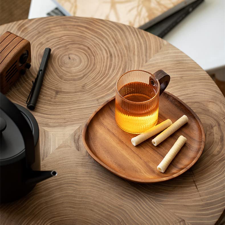 Amazon｜木製トレー トレイ お盆 ウォールナット材 天然木 卓上用品