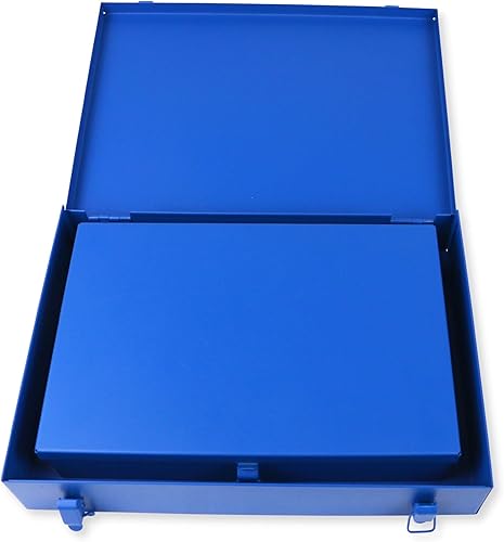 Miniatura 5 de Cajas de acero estampadas Metalplus 14.5 pulgadas x 10.25 pulgadas  12.5 pulgadas x 8.5 pulgadas  juego de 2 (amarillo)