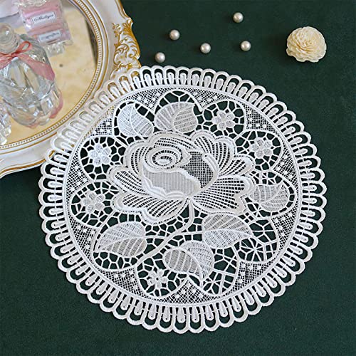 8 pezzi in cotone da 6 a 8 pollici e pizzo