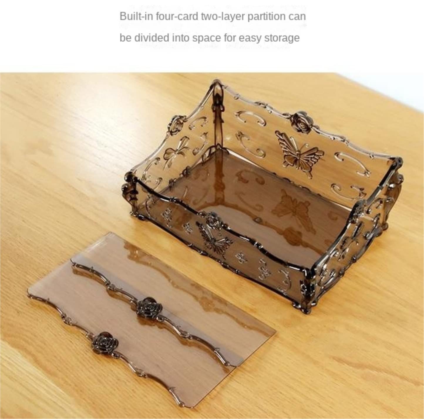 Pudełko Ekspozycyjne Pulpit Przezroczyste Pudełko Do Przechowywania Kosmetyków Szminka Maska Wykończenie Box Organizer Na Przybory Makijażu Przechowywanie Kosmetyków(Black)