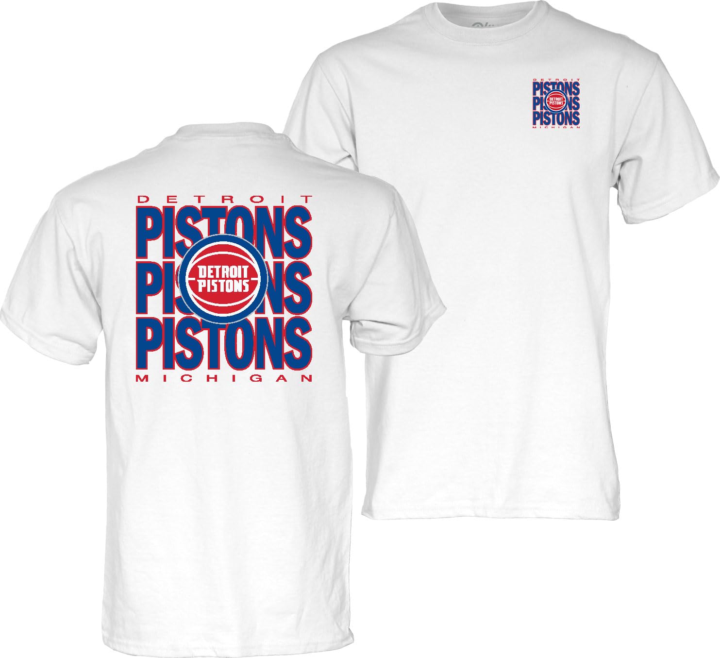 Blue 84 NBA Officially Licensed T-Shirt Front/Back Press White โ image 1