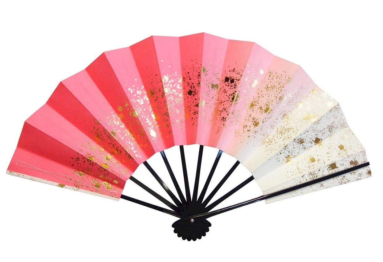 Amazon.co.jp: [花かげ] 舞扇子 愛 1561 天の川 9寸5分 黒塗骨
