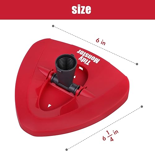 Miniatura 4 de Base de repuesto para mopa de 6 pulgadas para mopa O-Ceda Easy Wrin, cubierta de cabezal de trapeador, disco de plástico para fregona