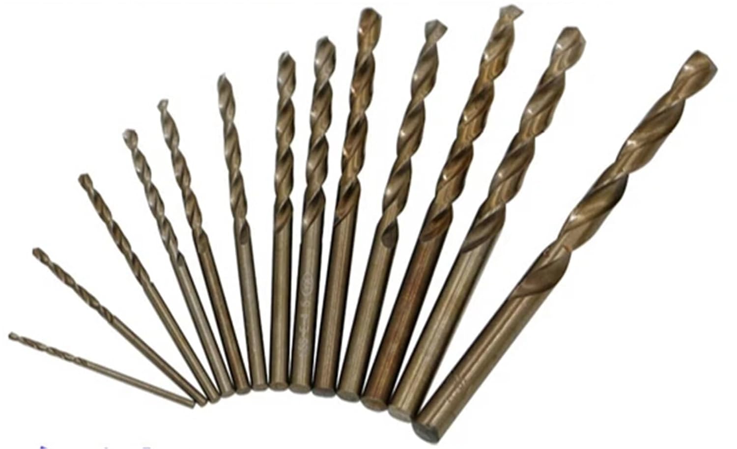 9.1-10.0mm Cobalt Stainless Steel Straight Shank Twist Drill Metal Iron Aluminum Alloy Drill 1Pcs(9.1mm)