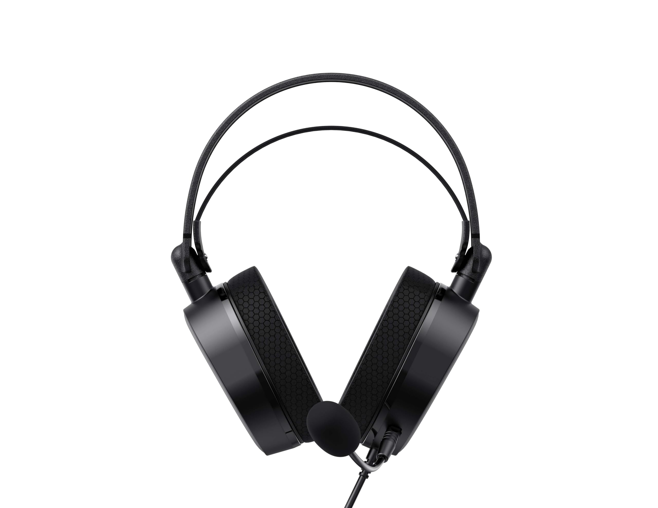Havit - Auriculares para juegos USB 7.1 H2038U, color negro, iluminación RGB, altavoz de 50 mm, micrófono extraíble, diseño ligero, diadema regulable