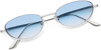 Retro Oval Sunglasses for Women Trendy Classic Shades Y2k Sunnies AP3747