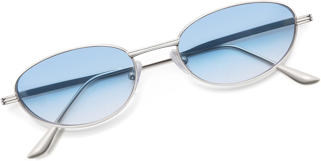 Retro Oval Sunglasses for Women Trendy Classic Shades Y2k Sunnies AP3747