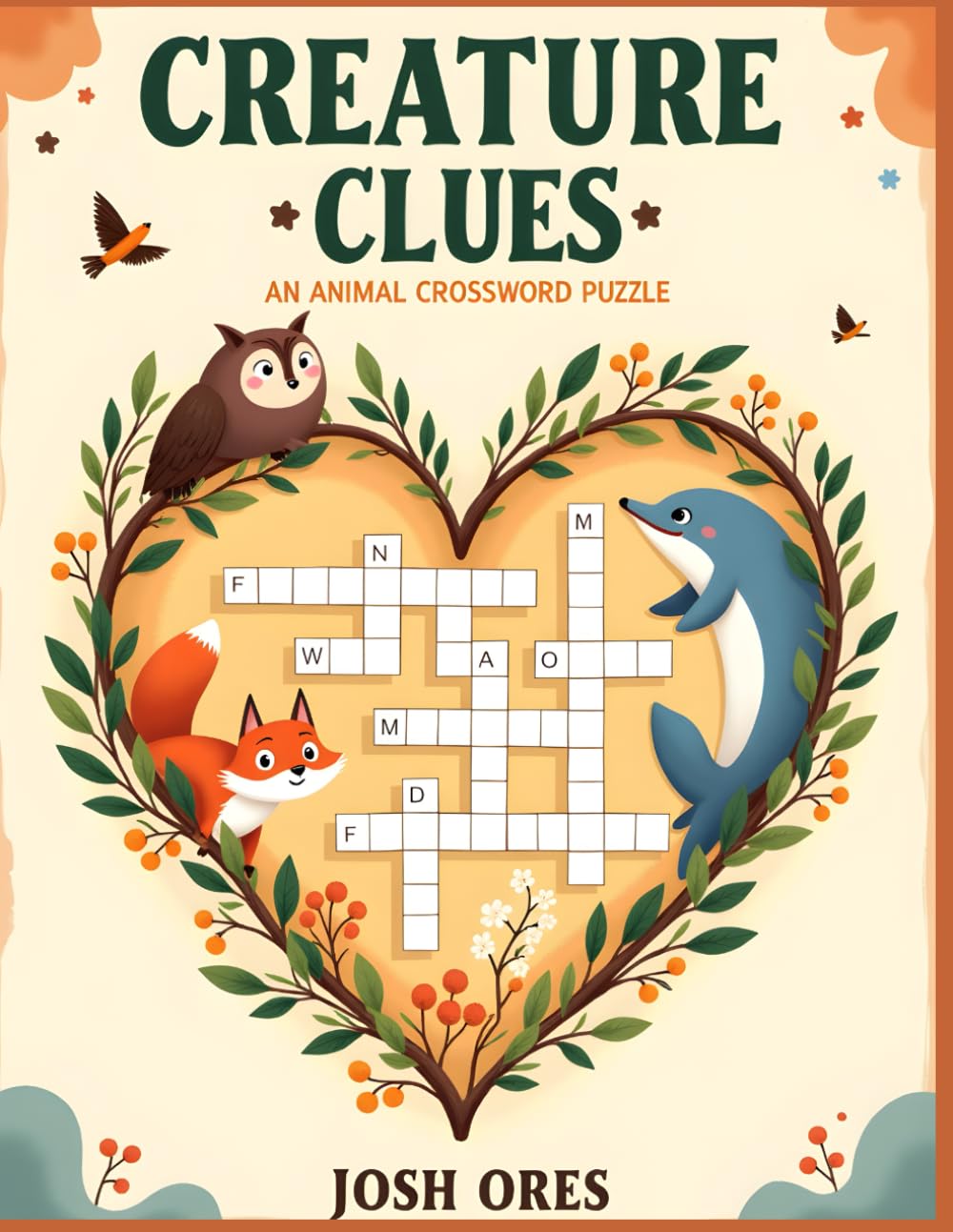 Creature Clues: An Animal Crossword Puzzle Book for Kids Ages 8–12: An Animal Crossword Puzzle Book
