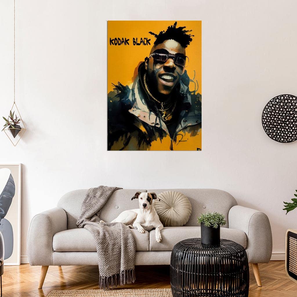 Amazon.com: Ski Town ALL-STARS V9598 Kodak Black Unique Painting