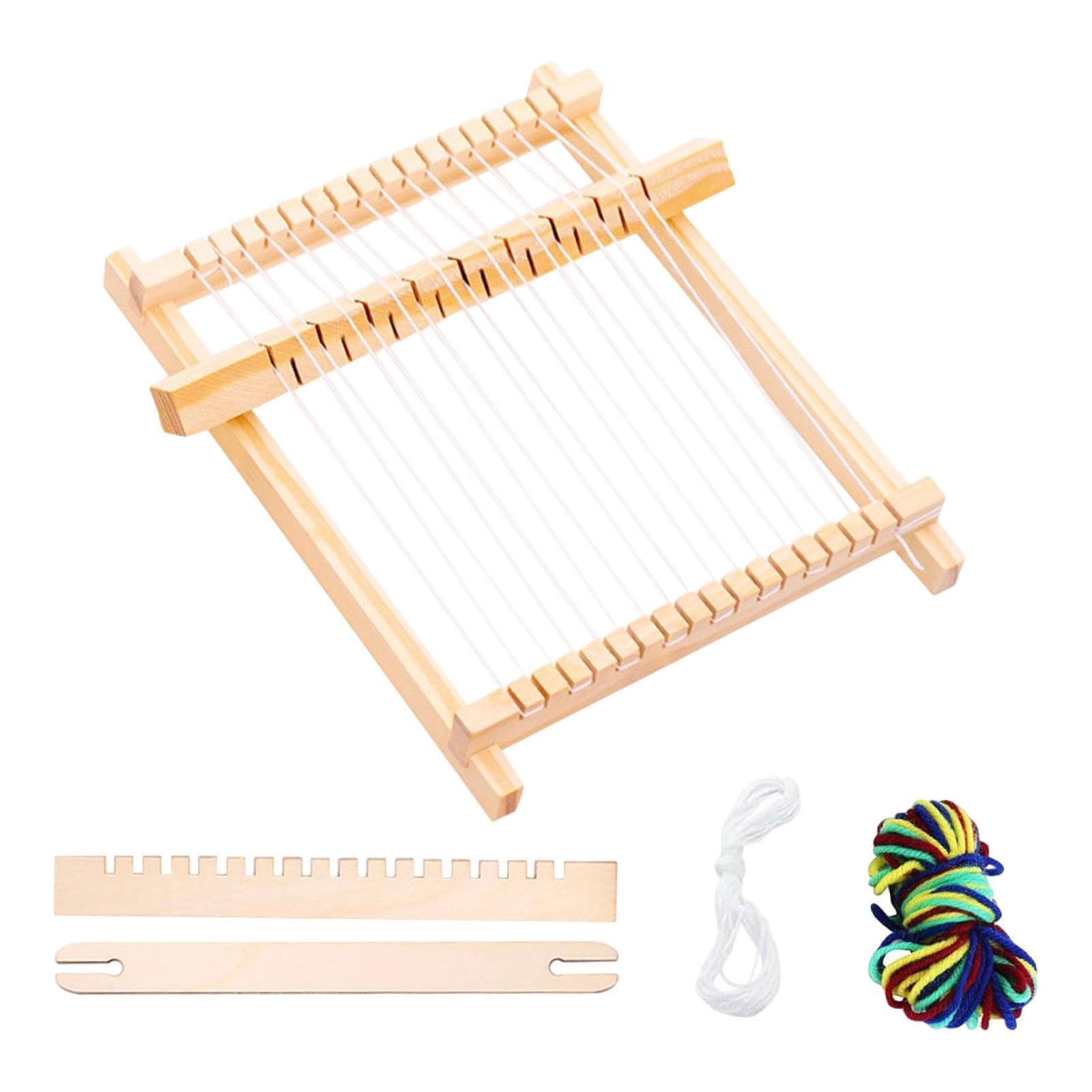 Weaving Looms Kit Mini Hand Knitting Tool for Blankets Sewing Weaving Lovers-image-9