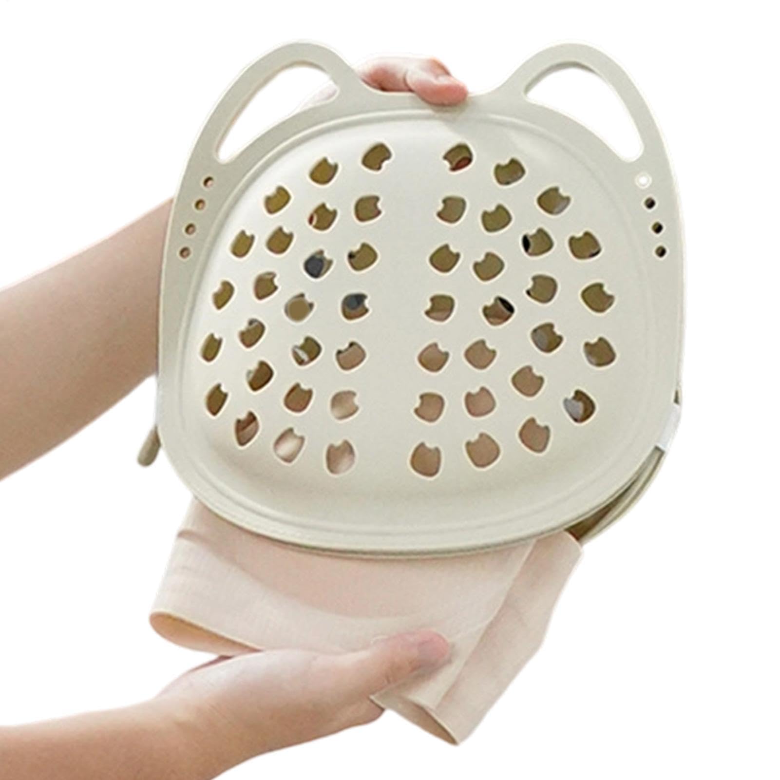 Bolsa de lavandería de silicona para sujetador, funda antideformación, suave y resistente a altas temperaturas, compatible con máquina, diseño protector para lencería delicada