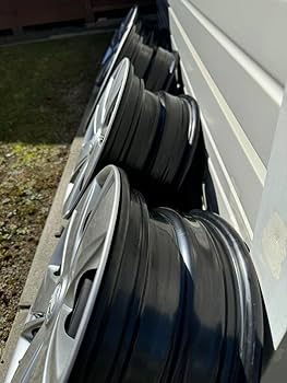 新車外し 14インチ スチールホイールとフルホイールカバー4本セット ホイールカバー 14インチ 4枚 1ヶ月保証付き 汎用品 (シルバー
