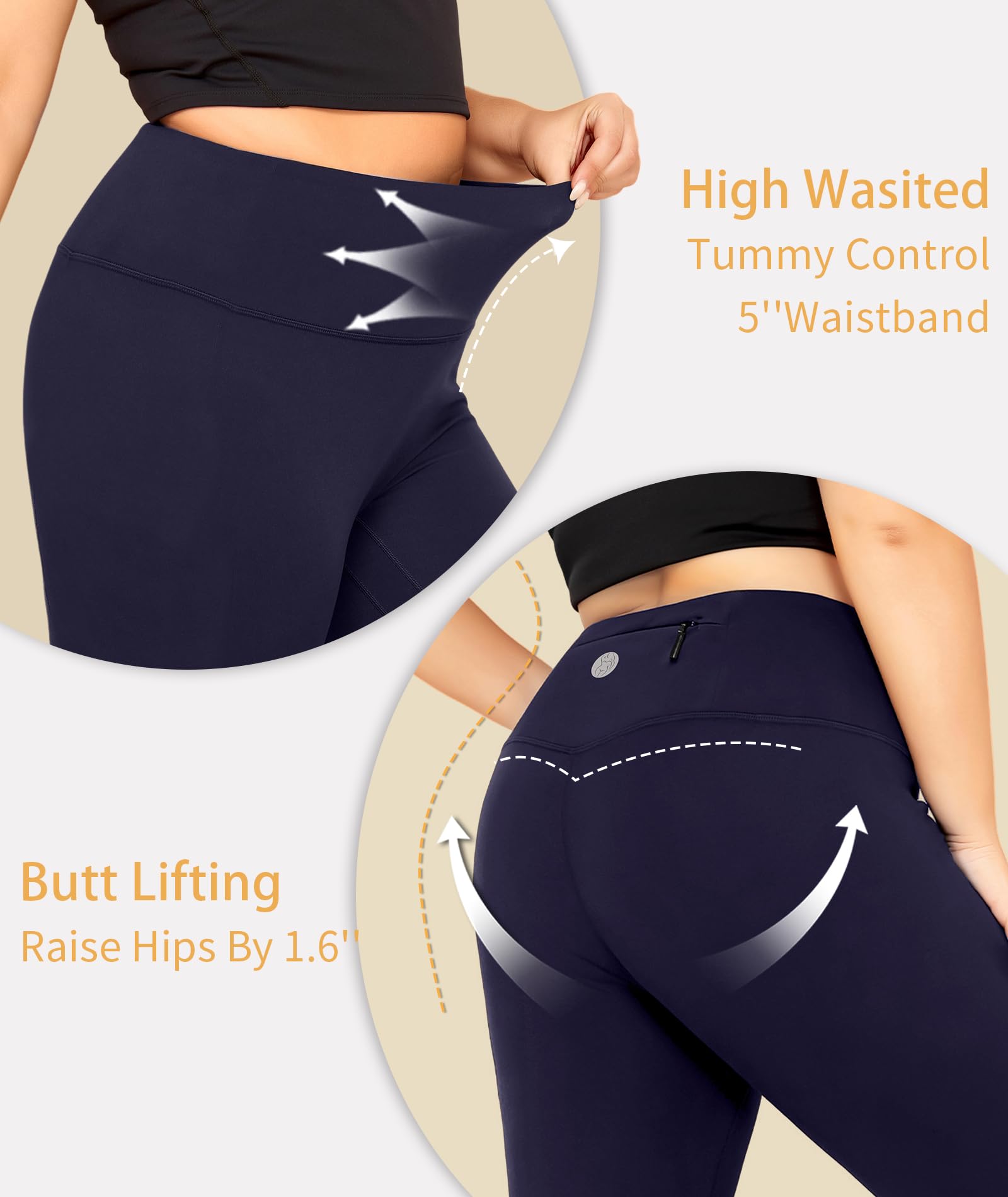 LALAGEN Damen Leggings Llght2461901