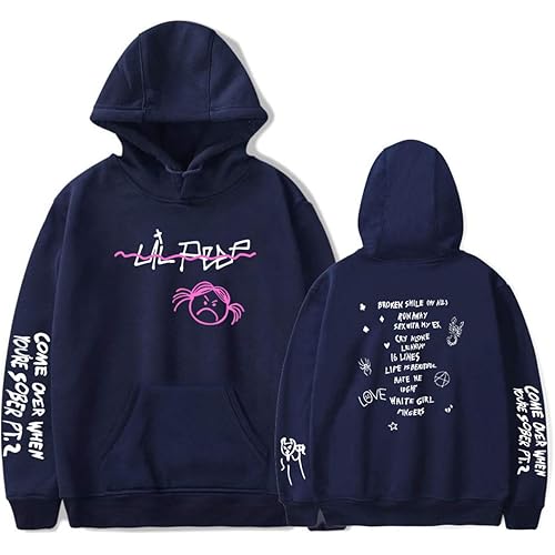 Minei Lil Peep Men's Casual Graphic Hoodies