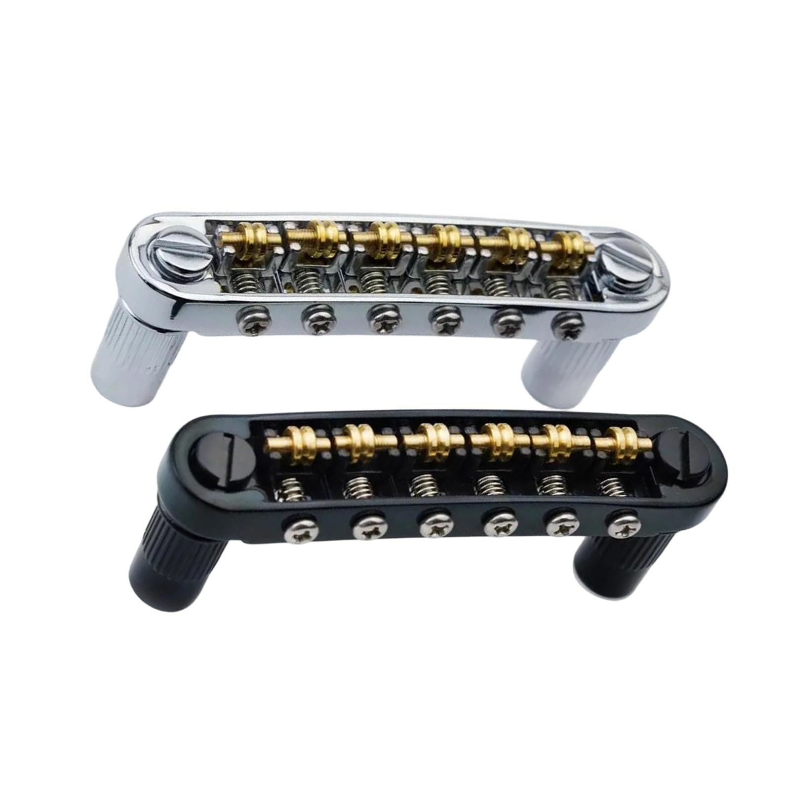 Il Ponte Per Chitarra Elettrica Con Rulli A 6 Corde E Perni Di Bloccaggio Migliora Le Prestazioni E La Stabilità Chitarra Bridge(BK)