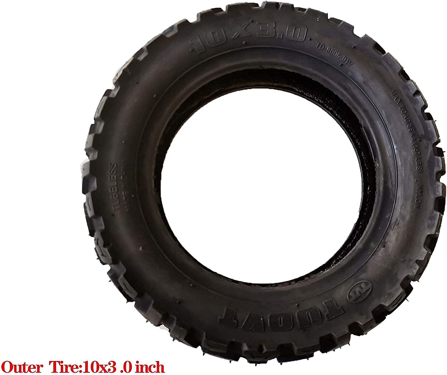 10x3 インチ TUOVT 拡張空気圧タイヤ インフレータブルタイヤ 電動スク Amazon.co.jp: タイヤ スクータータイヤ 10X3.0 Scooter Tires 耐摩耗