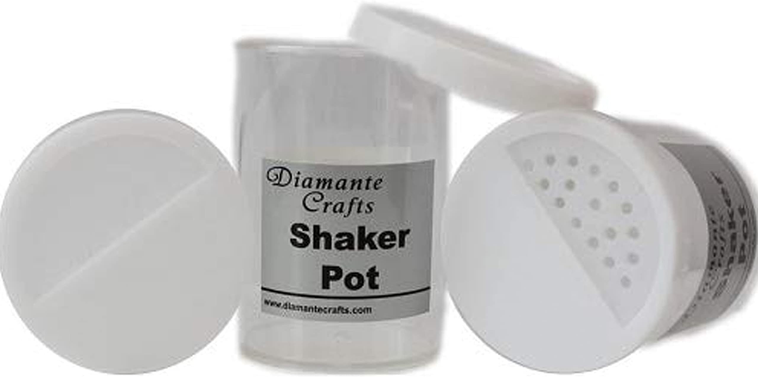 Empty Glitter Shaker Pots - Holds 100 Grams Glitter 100 ml - Choose Quantity (1 x Empty Shaker Pot)