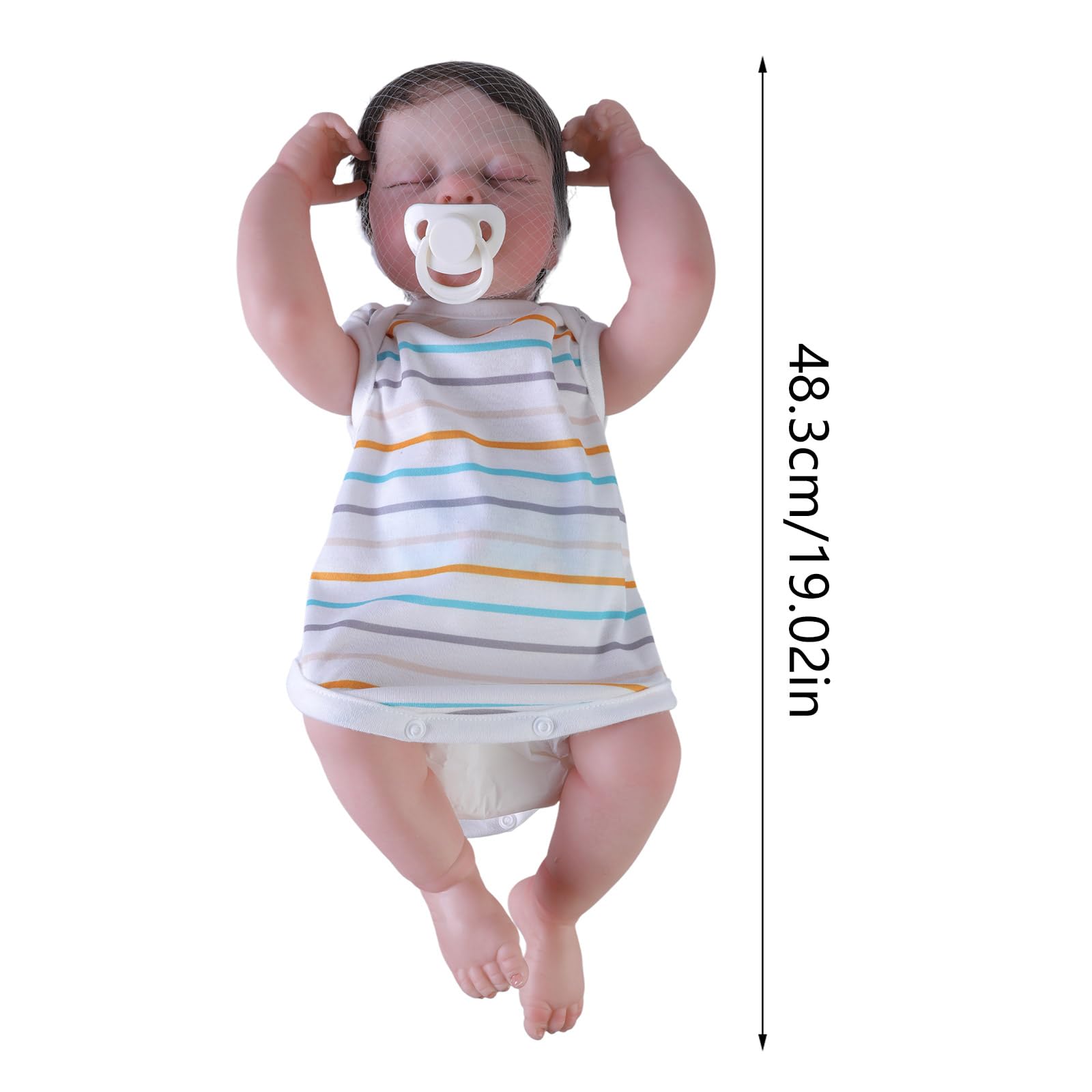 Amazon | 19 インチの眠っている人形リボーン女の赤ちゃんリアルな