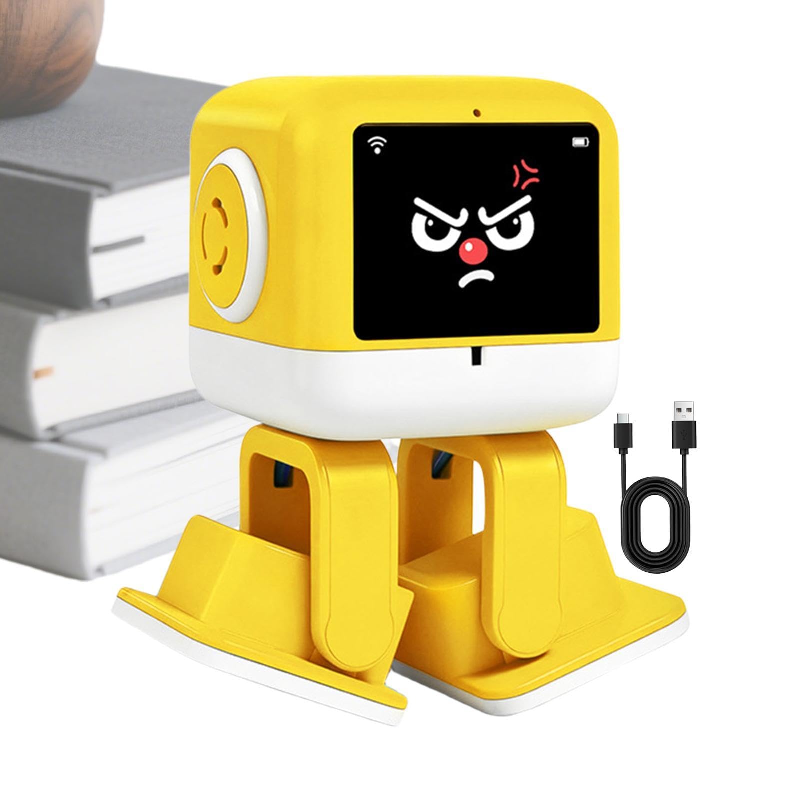 Robot AI Compagno Cantante con Controllo Vocale Interattivo e IA | Compagno Robot da Scrivania Per Disegno, Apprendimento, Educazione Precoce, Gioco a Casa e Vita da Scrivania