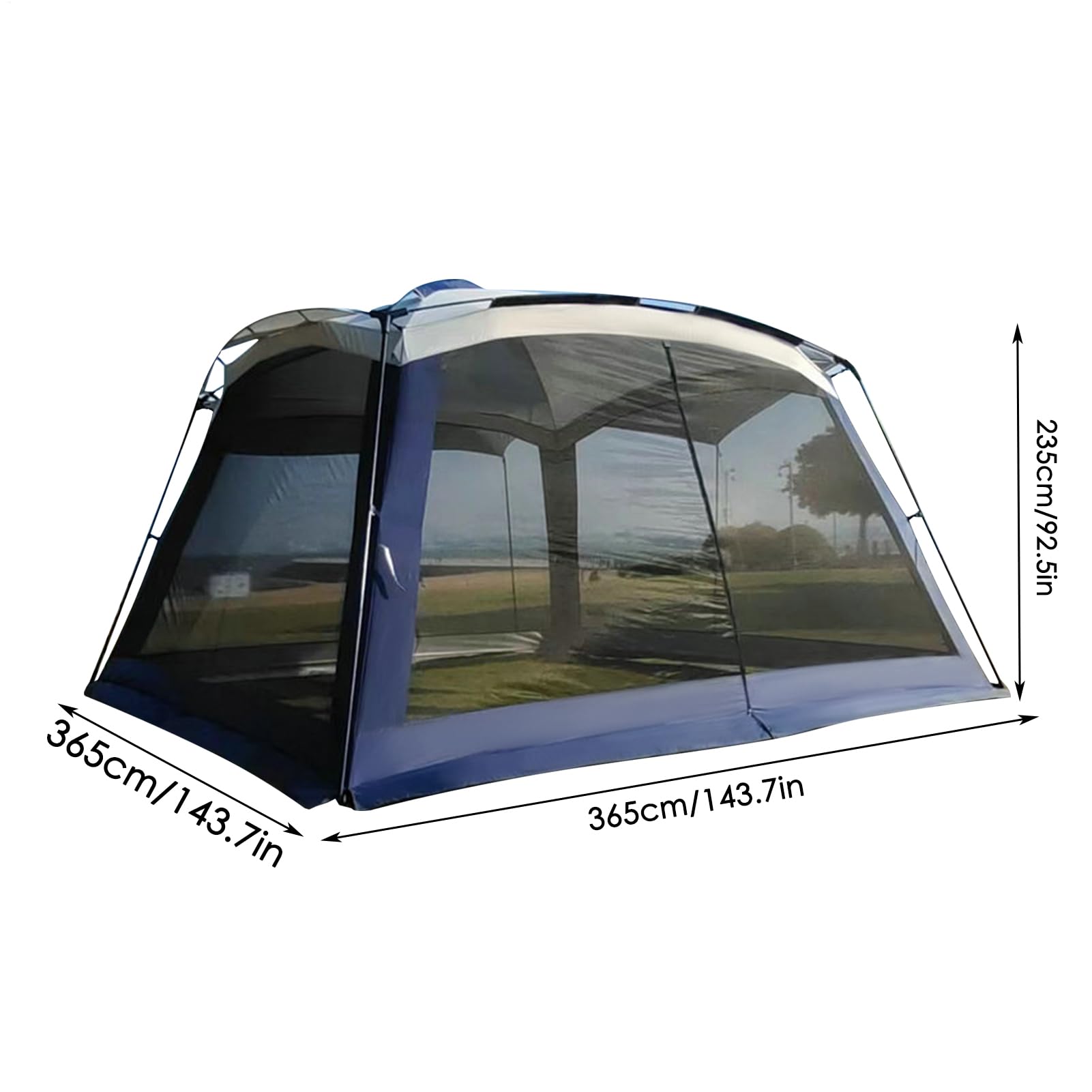 Na kemping i do spędzania wolnego czasu, odporny na promieniowanie UV, domek chroniący przed słońcem, na kemping, z siatką, na piknik, do ogrodu, wędrówek, wycieczek drogowych, podróży i