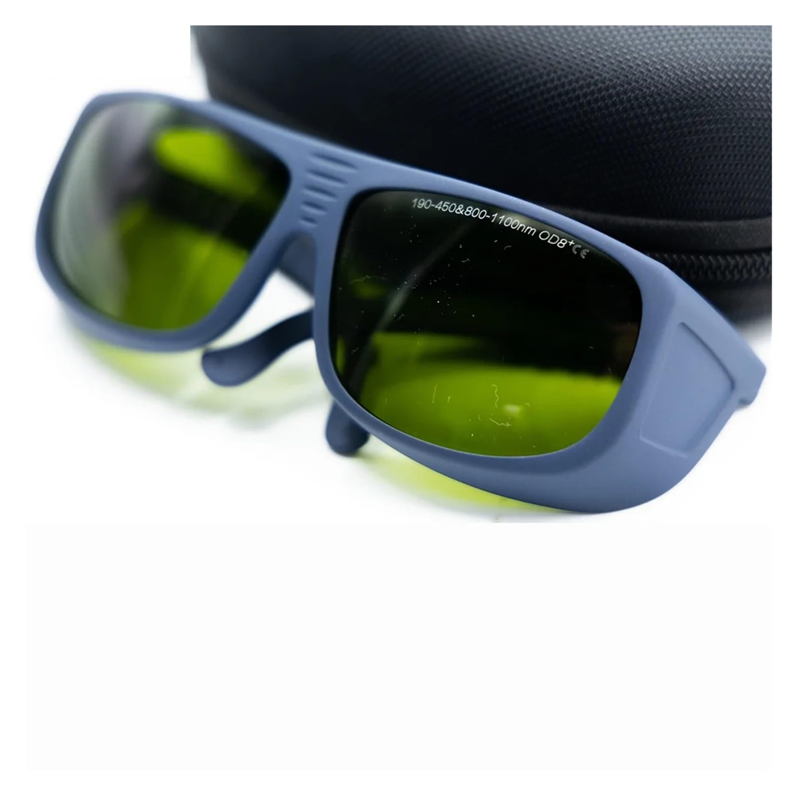 Gafas protectoras de fibra 800-1100 nm OD8+ seguridad for soldadura, corte y limpieza Para obras, talleres, ciclismo, jogging, servicio