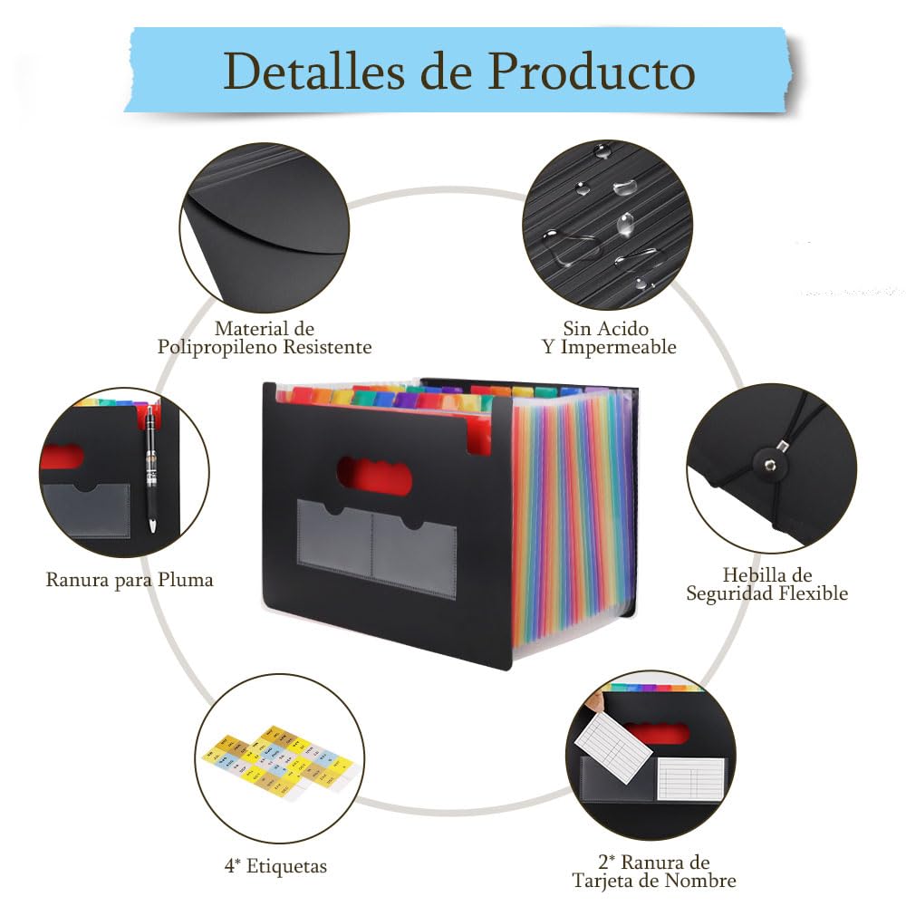 10 Mejores Carpeta De Archivos Expandible En España