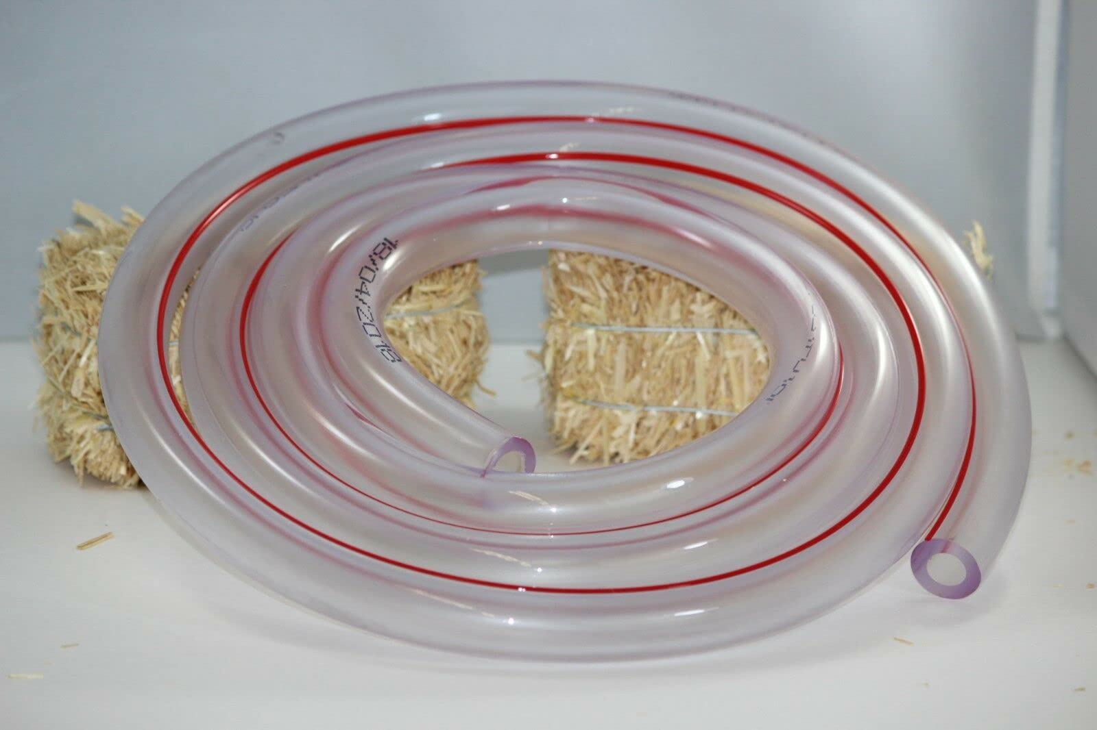 Milk Hose/Tube Transparent Food Grade for Cow Or Goat Milking Machines 7Ft Long by Melasty (5/8 Inch ID) (7ft)