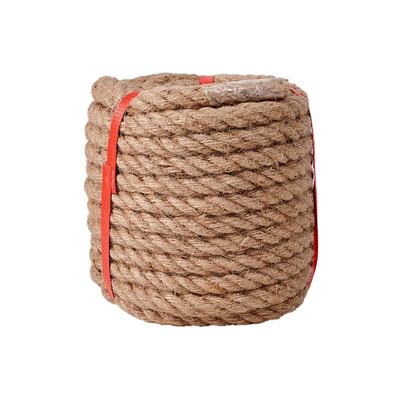 TINMAGI Corde de Jute 30MM x 15M, Ficelle Corde Jute Naturelle, Chanvre Torsadée pour Jardin, Décoration, Gratter pour Chat, DIY