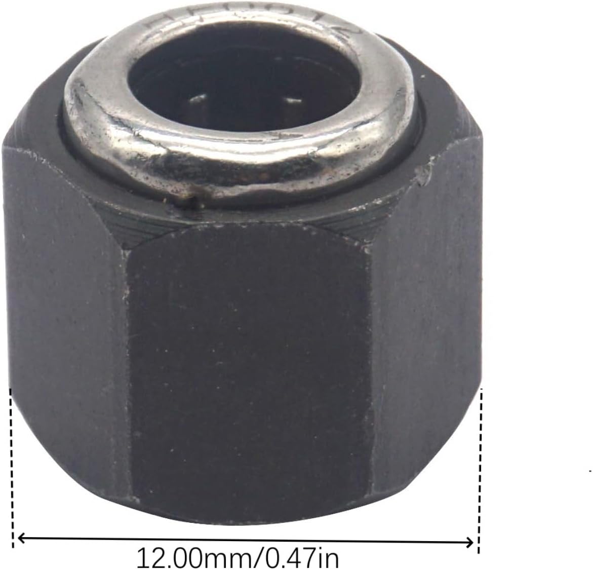 RC 12 mm Hex Nut One Way Bearing R025 RC Pull Start Parts Compatible with Vertex VX 18 16 SH21 12mm Engine for Traxxas HSP Redcat Himoto 1/10 Nitro RC Cars