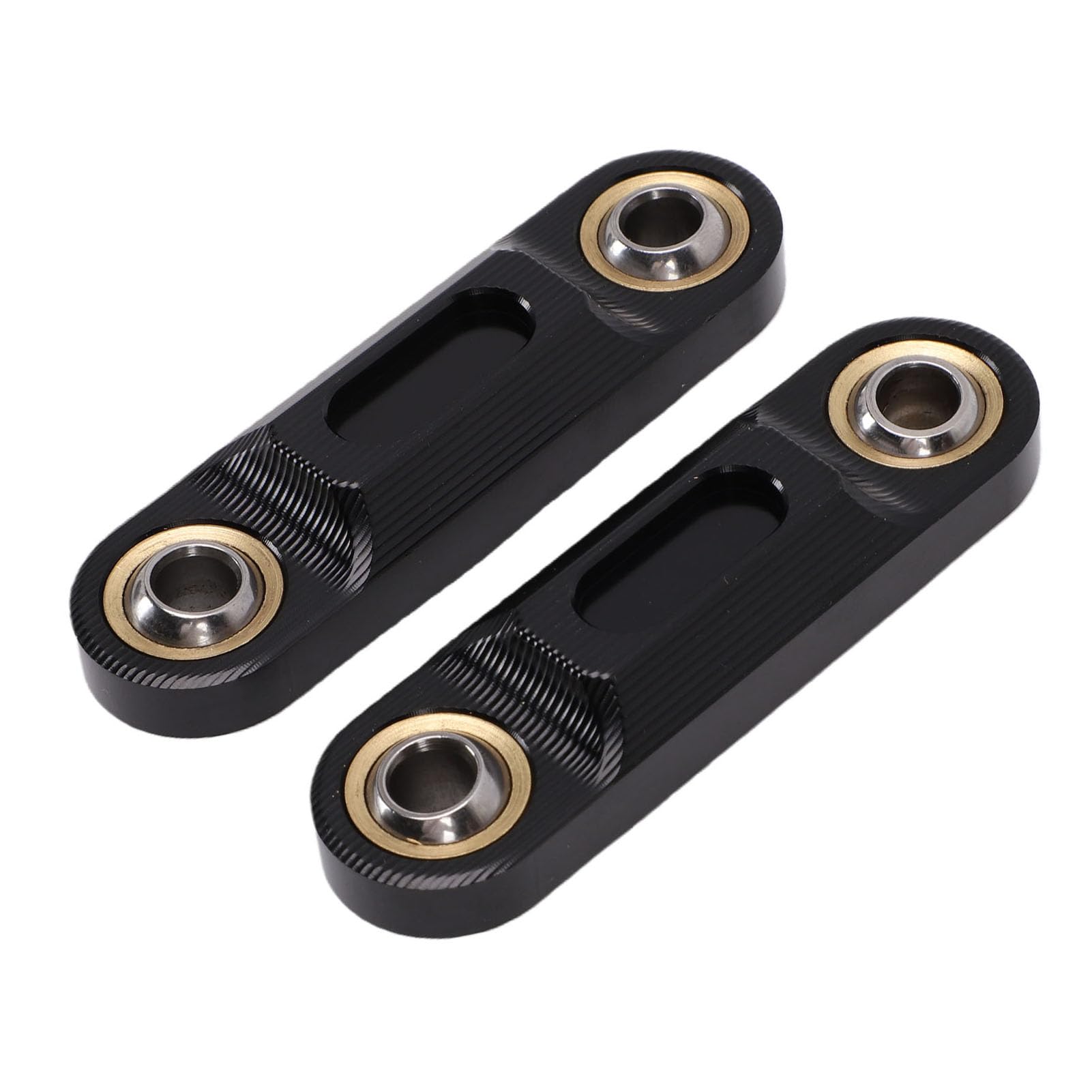 Yosoo Biellettes de Barre Anti-Roulis, Liaison Cylindrique de Remplacement en Alliage D'Aluminium Conception à Double Roulement pour F3 RT ST RS 2013-2025 (BLACK)