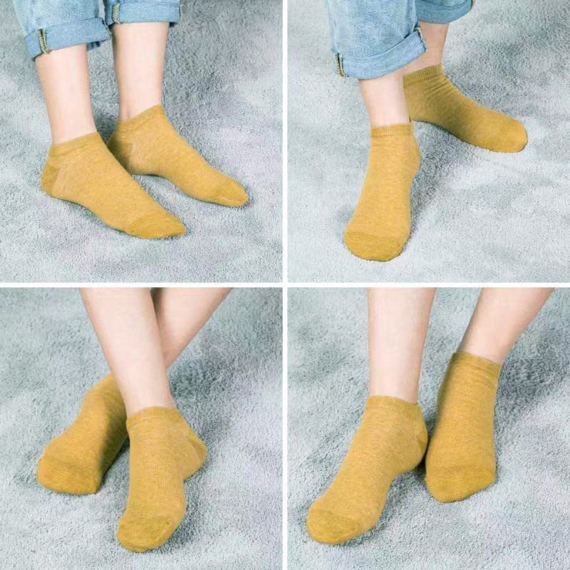 Image of MAGIARTE Womens Cotton Ankle Socks Low Cut Athletic Casual Mutil Color No Show Running Socks for Women