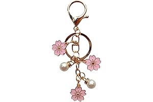 Cherry Blossom Keychain: An Enchanting Floral Charm for Your Essentials
