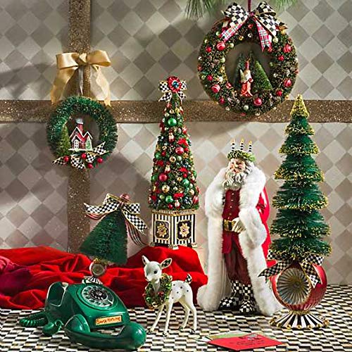 Amazon.com: MacKenzie-Childs Happy Holidays Sculpted Bottle Brush