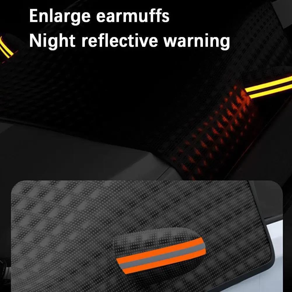 Housse de Protection pour Pare-Brise Couverture De Neige Pour Fenêtre Avant De Voiture Aimant De Couverture De Pare-brise De Voiture Anti-gel Pour Fenêtre D'hiver Pour SUV MPV Protection Pare Brise Hi