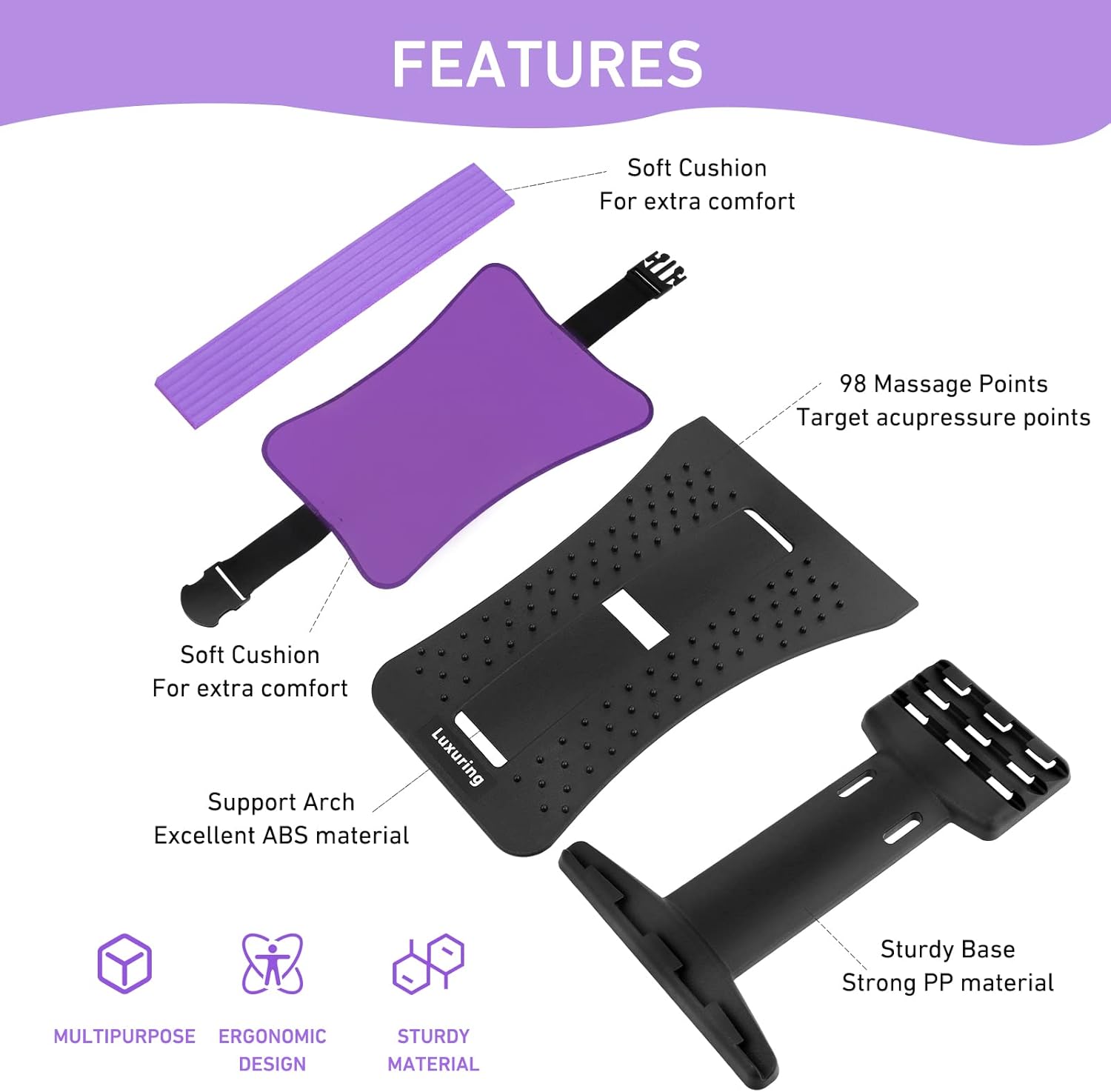 Buy Back Stretcher, Luxuring Back Pain Relief , MultiLevel Manual Back