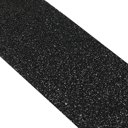 KLEBESHOP24 Bande antidérapante autocollante | Différentes versions | Groupe antidérapant R13 / noir, 2 bandes 50 mm x 300 mm