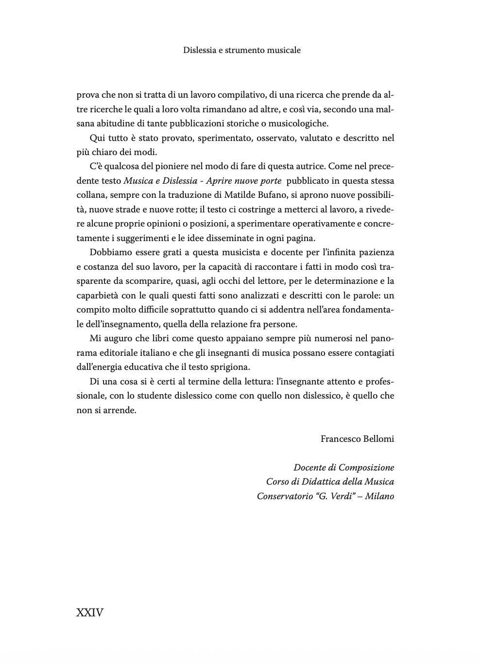 Dislessia e strumento musicale. Guida pratica