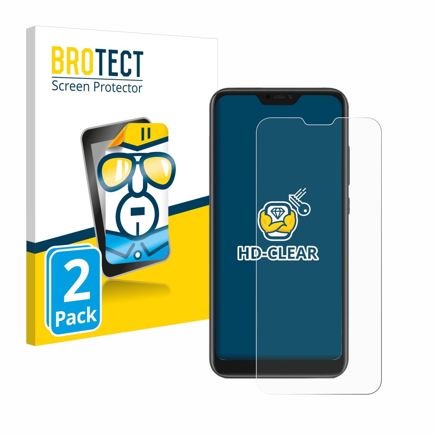 2 Pezzi BROTECT HD-Clear Pellicola protettiva per Xiaomi Redmi Pad SE 8.7 4G