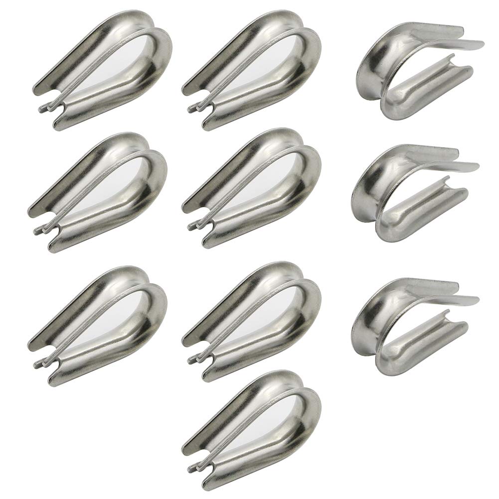 CGMJ 10 Pcs Boast The Heart Ring Made Of Stainless Steel Anticorrosion And Rust Prevention