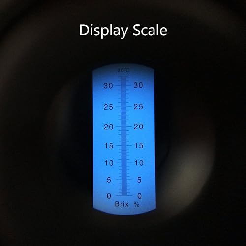 Miniatura 4 de Brix Refractómetro, Refractómetro de Mosto de Cerveza, Escala Dual Gravedad específica 1,000 a 1,120y Brix de 0 a 32%