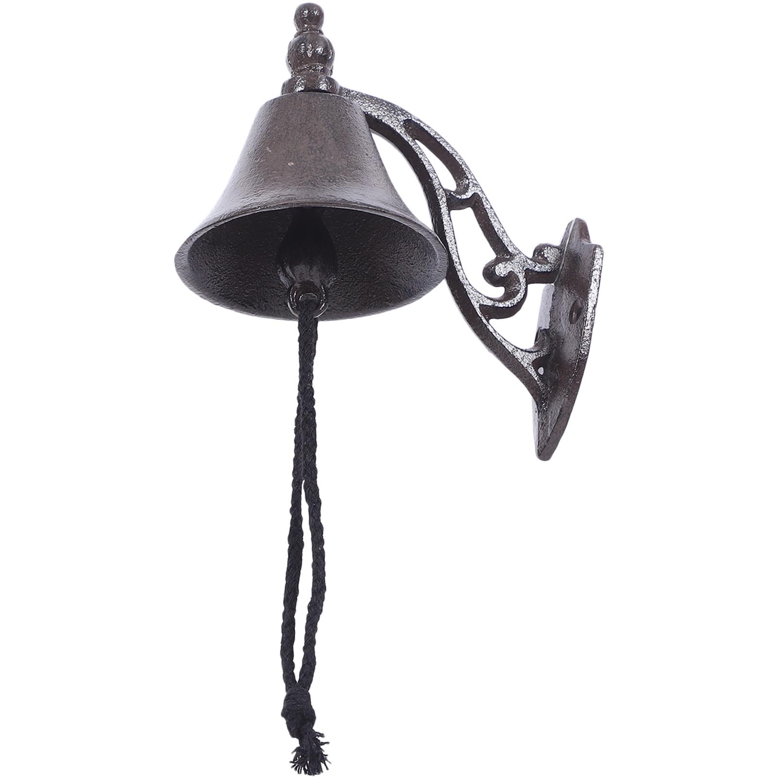 Sonnette pour porte d'entrée vintage avec clochette décorative en métal