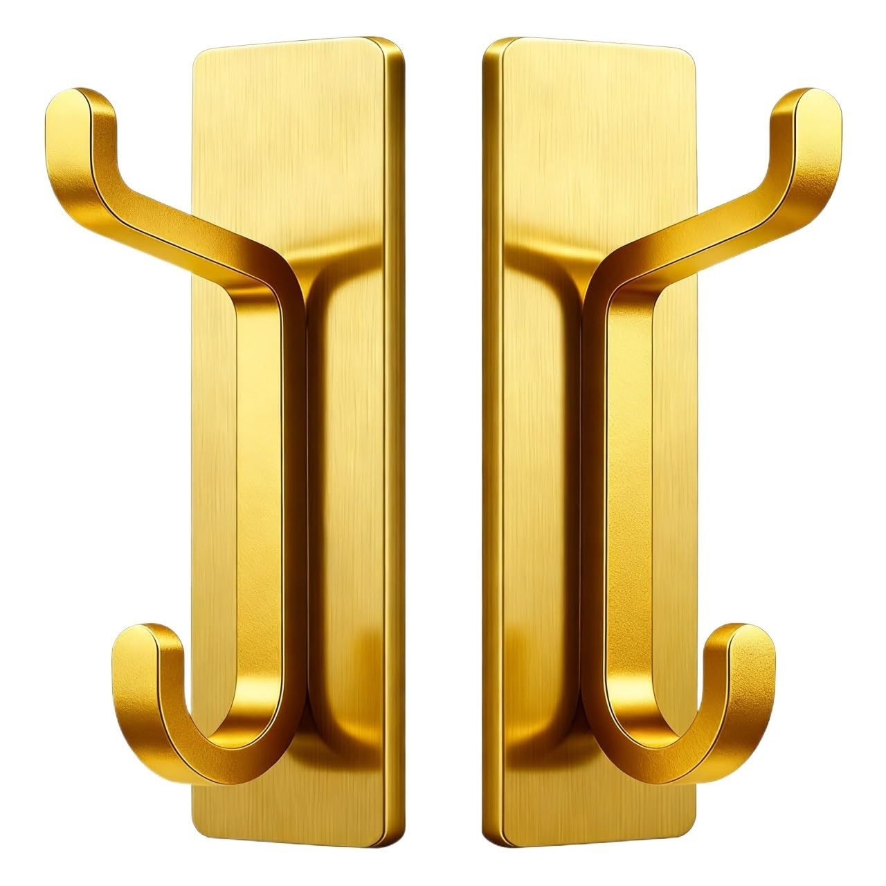 FGUJSUR Coat Hooks 2/4pcs Self Adhesive Wall Hooks