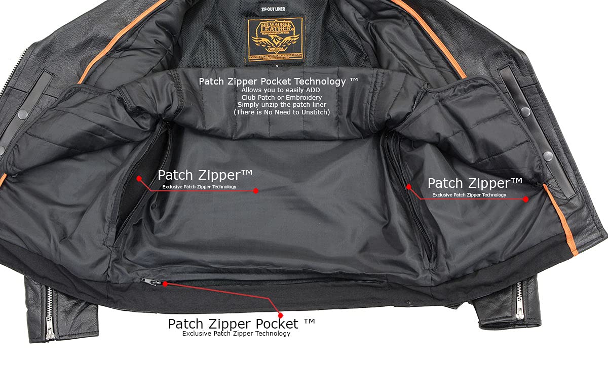 Milwaukee Womens Full Length Motorcycle Jacket — view 4