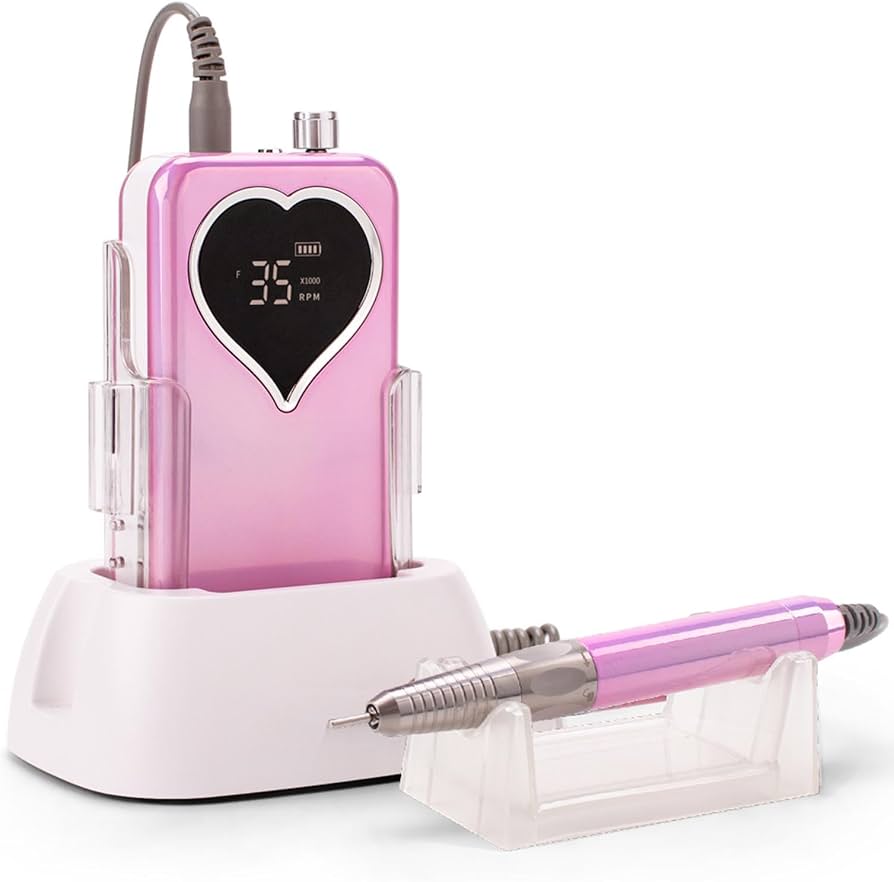Amazon.co.jp: Luocute 電気ネイルファイル、プロのネイルドリルマシン